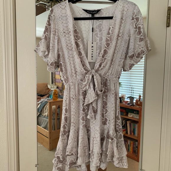 Kivari the Label Tie-up Zanzibar Mini Dress - Picture 6 of 6